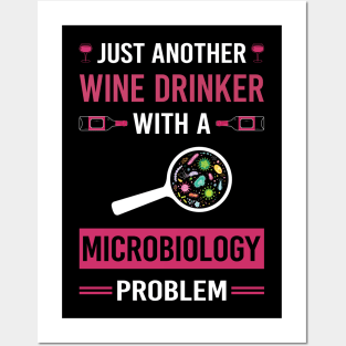 Wine Drinker Microbiology Microbiologist Posters and Art